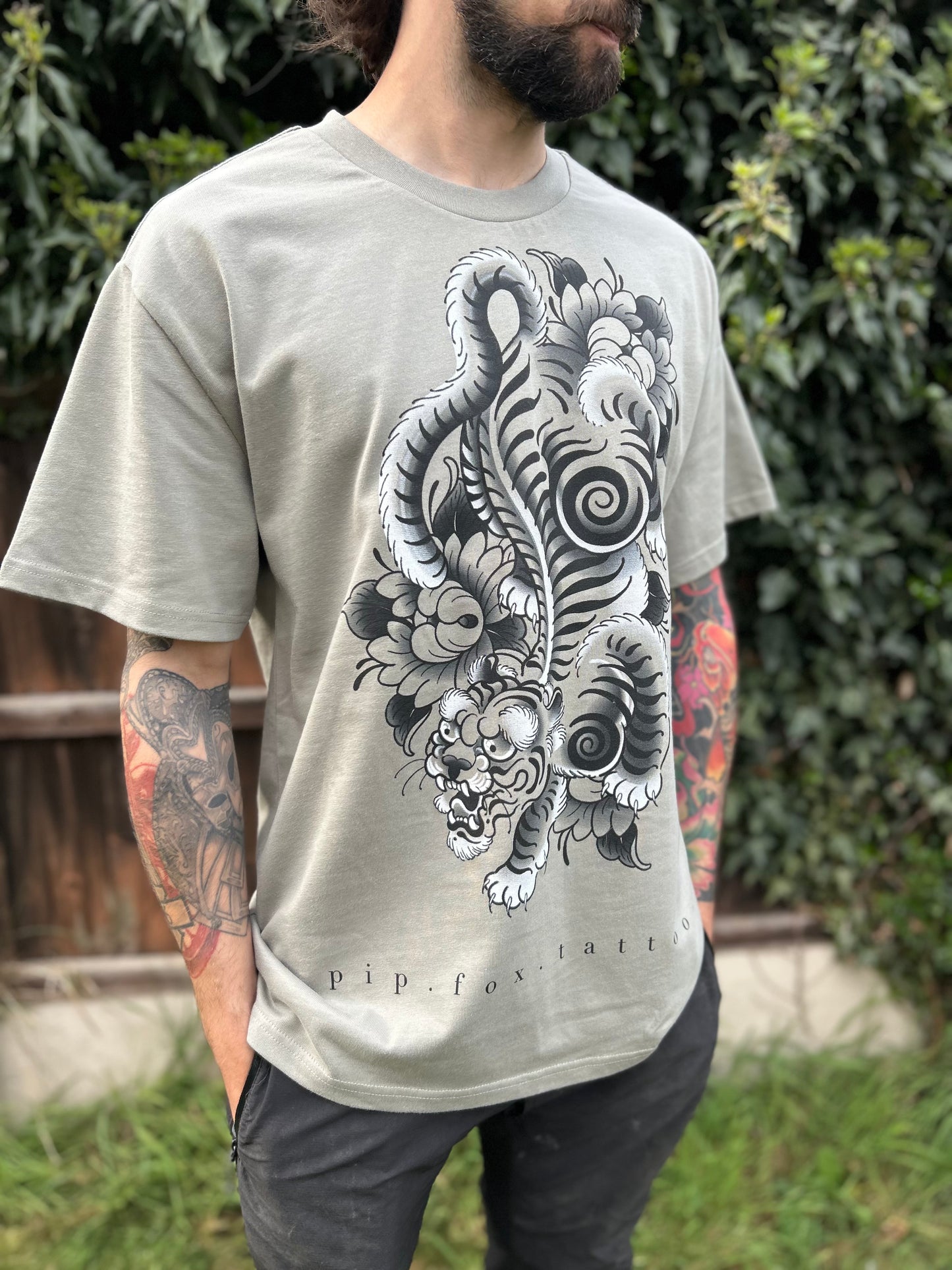 Tibetan tiger tee by Pip Fox
