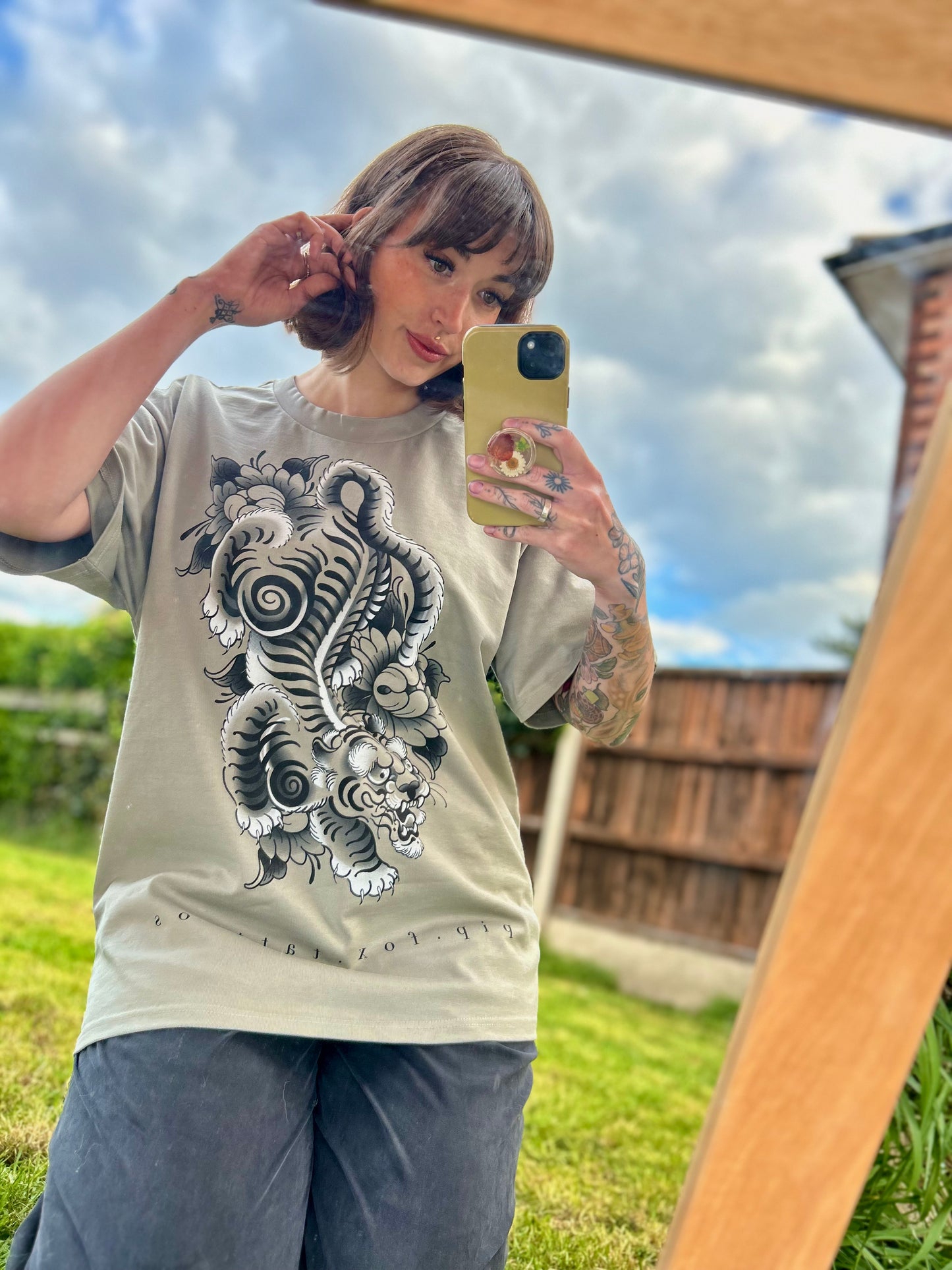 Tibetan tiger tee by Pip Fox