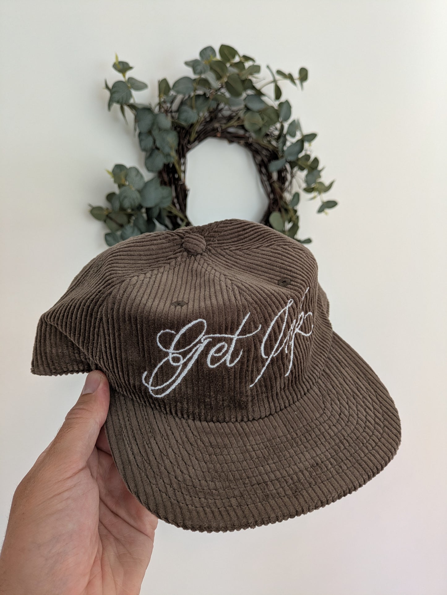 Walnut cord cap