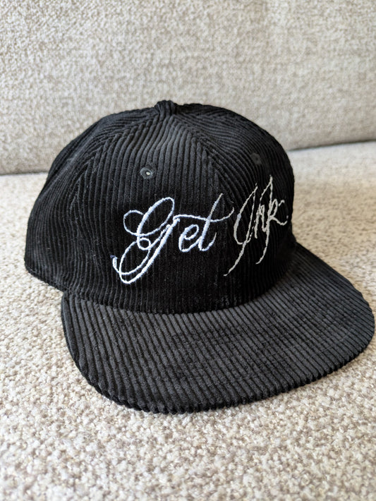 Black cord cap